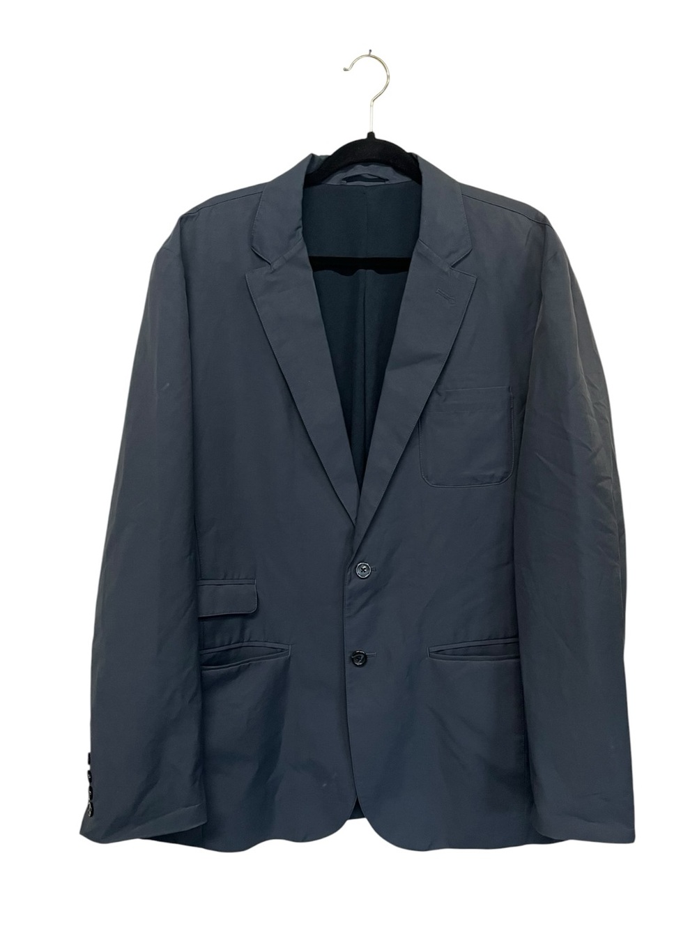 Oliver Ridley | Cotton Blend black Lay Down Mens Formal Suit Coat Jacket XL